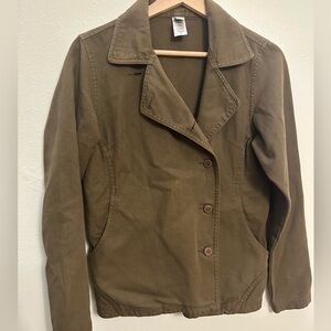 Patagonia‎ Women's Utility Jacket in Brown water girl asymmetrical size S